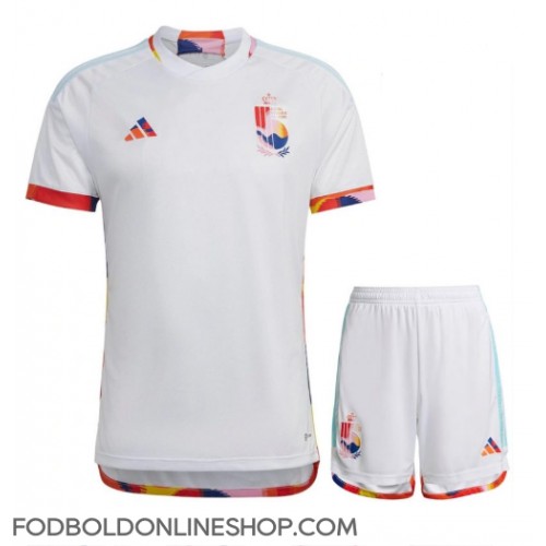 Belgien Udebane Trøje Børn VM 2022 Kortærmet (+ Korte bukser)